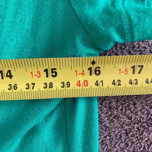 tahari turquoise wrap top Y2K - Picture 8 of 8